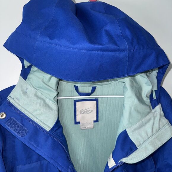 Vintage Y2K Nike 6.0 Snowboard Ski Skate Jacket Parka Coat Women XL Blue Dunk - Picture 10 of 15